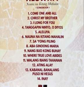 SHEETS - NAUNA NA KITANG MAHALIN Songbook