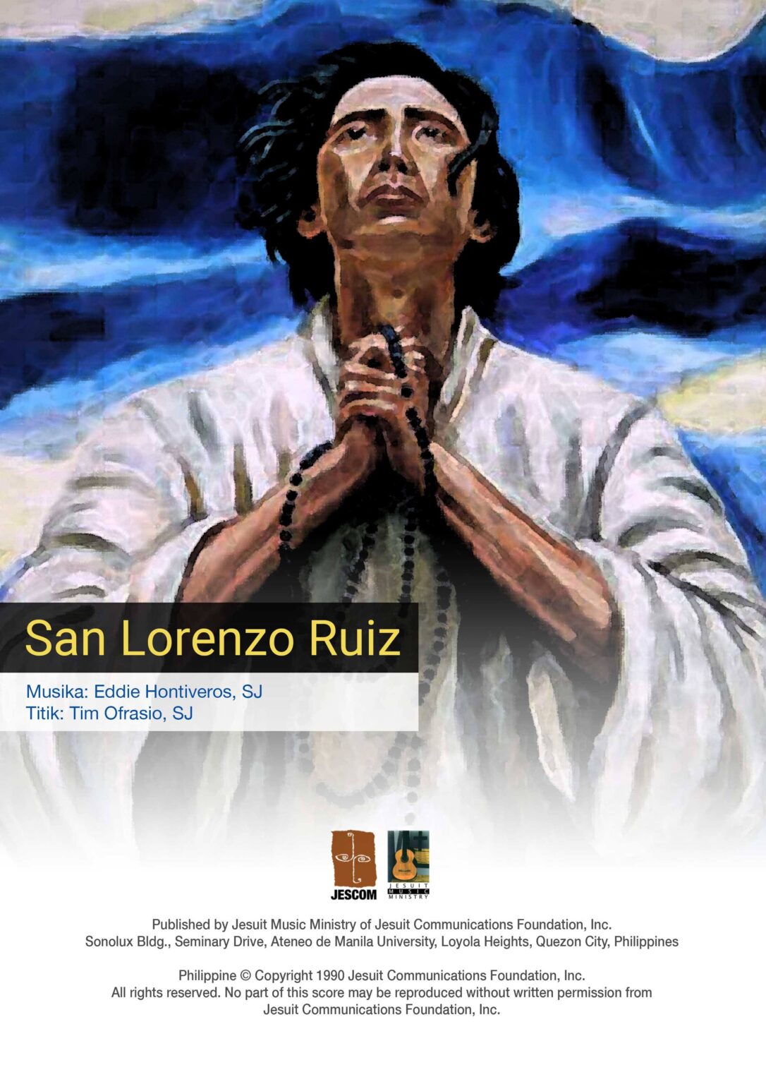 San Lorenzo Ruiz — Music Sheet - JesCom Philippines