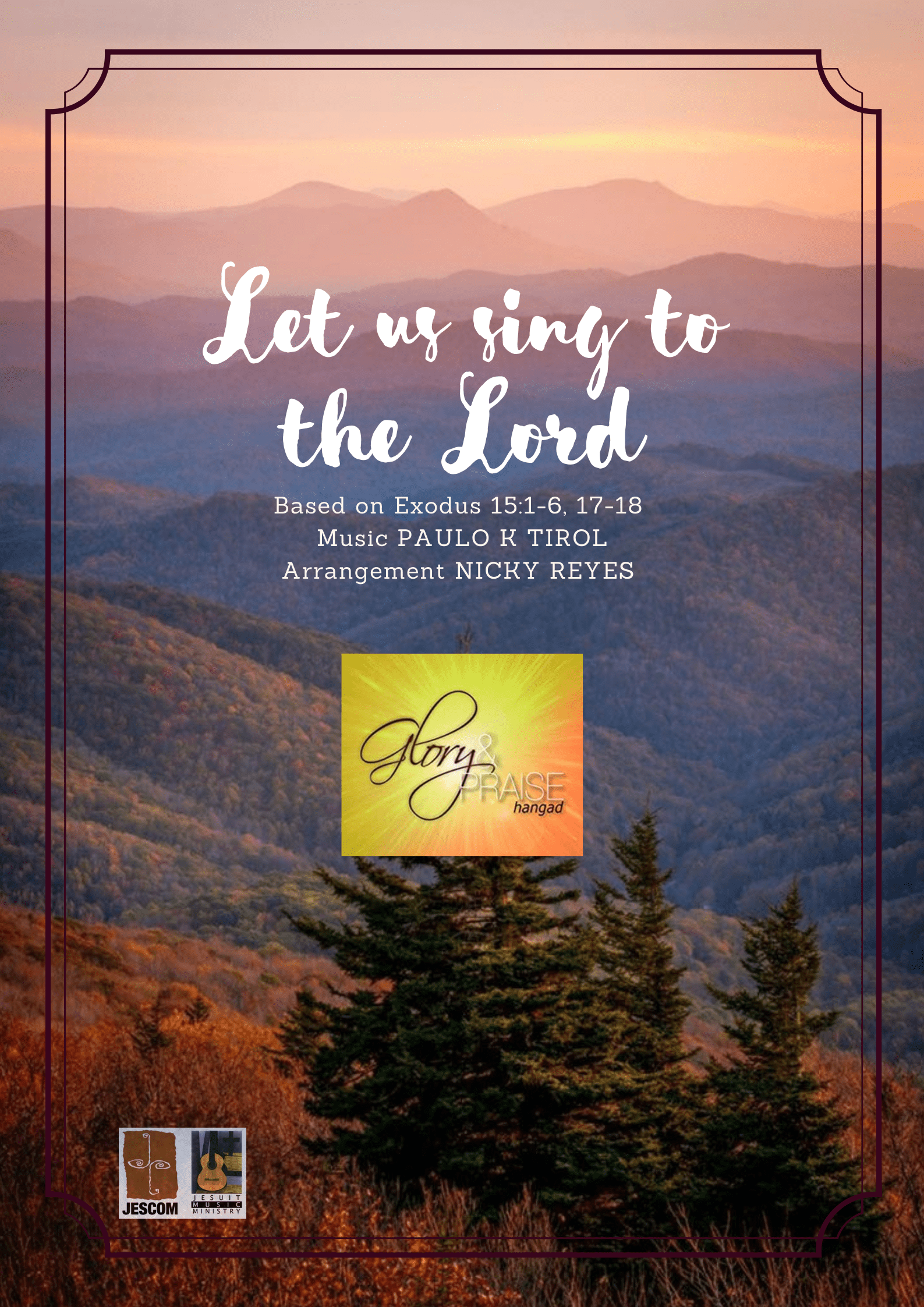 Let Us Sing To The Lord Music Sheet Jescom Philippines