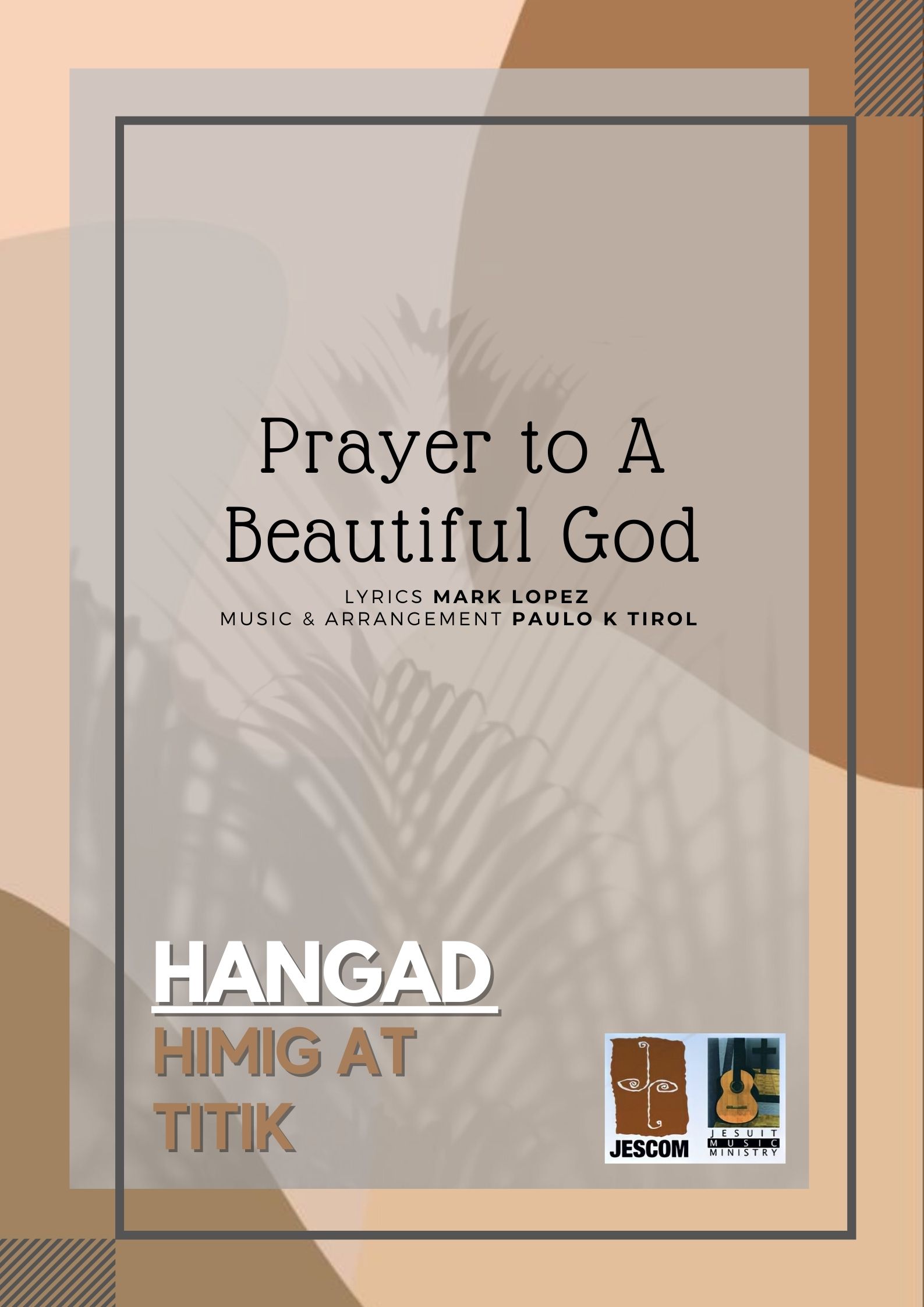 Prayer To A Beautiful God — Music Sheet