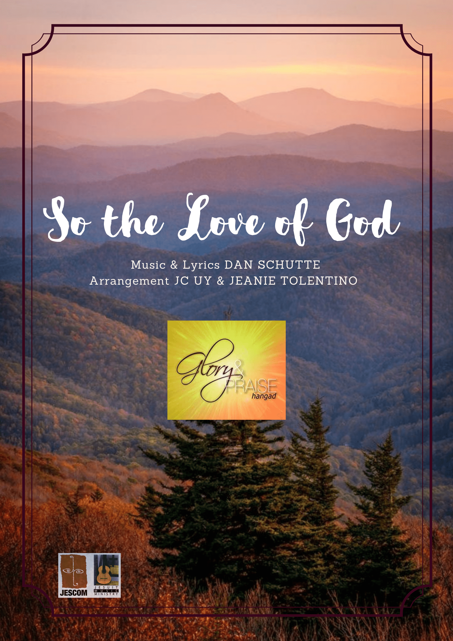 So the Love of God — Music Sheet
