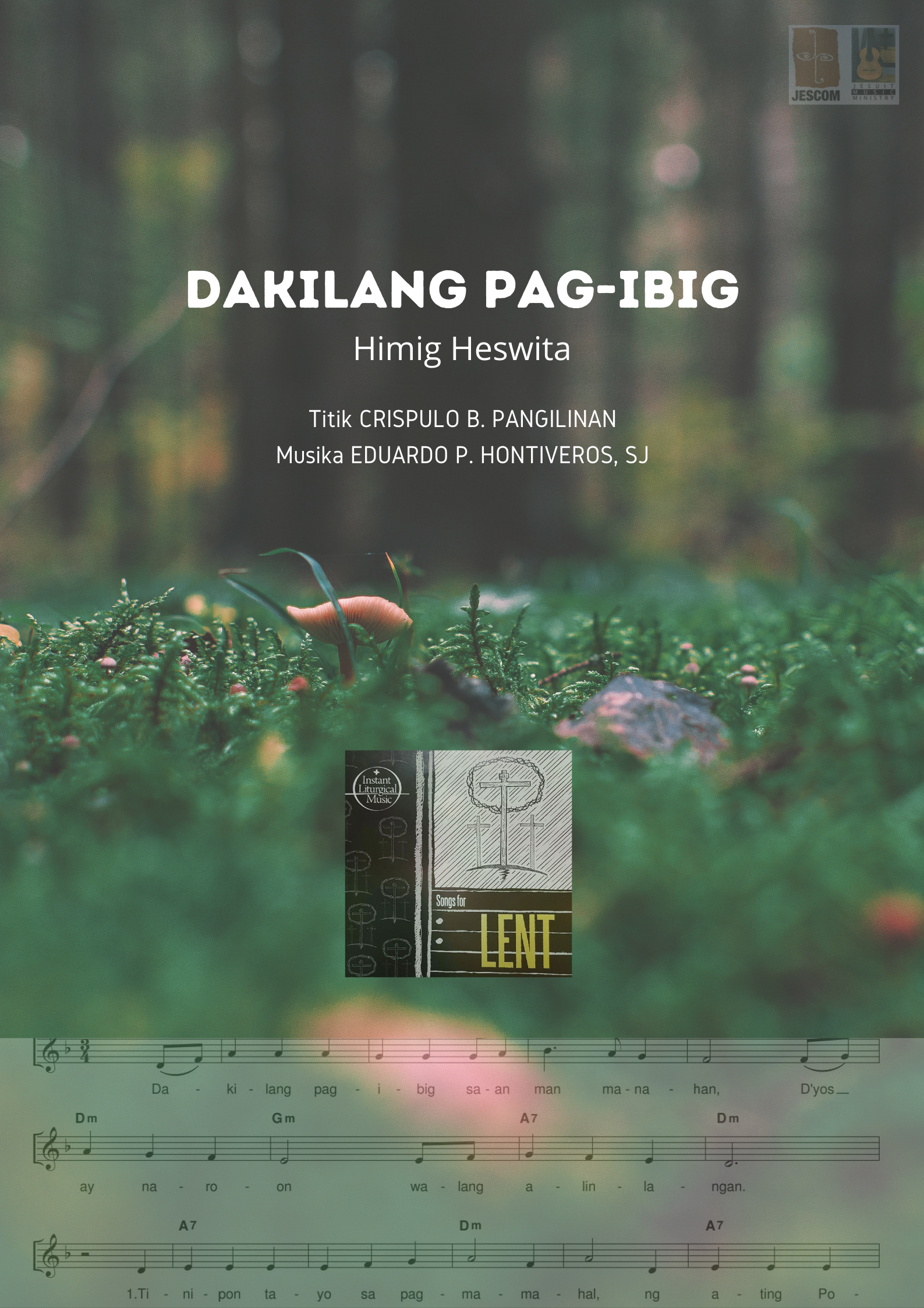 Dakilang Pag-ibig (Himig Heswita) – Music Sheet