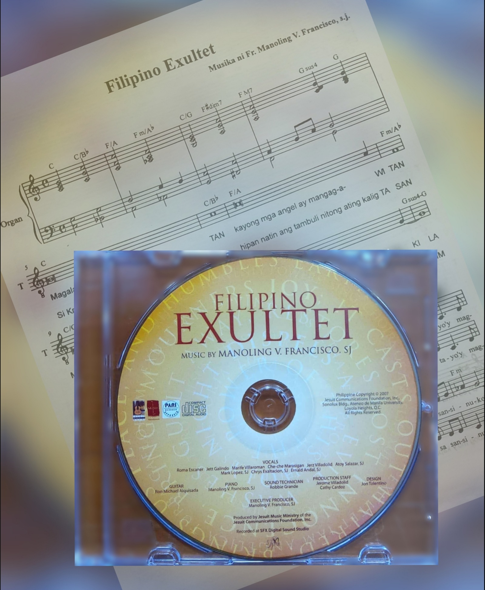 CD- FILIPINO EXULTET with song sheet