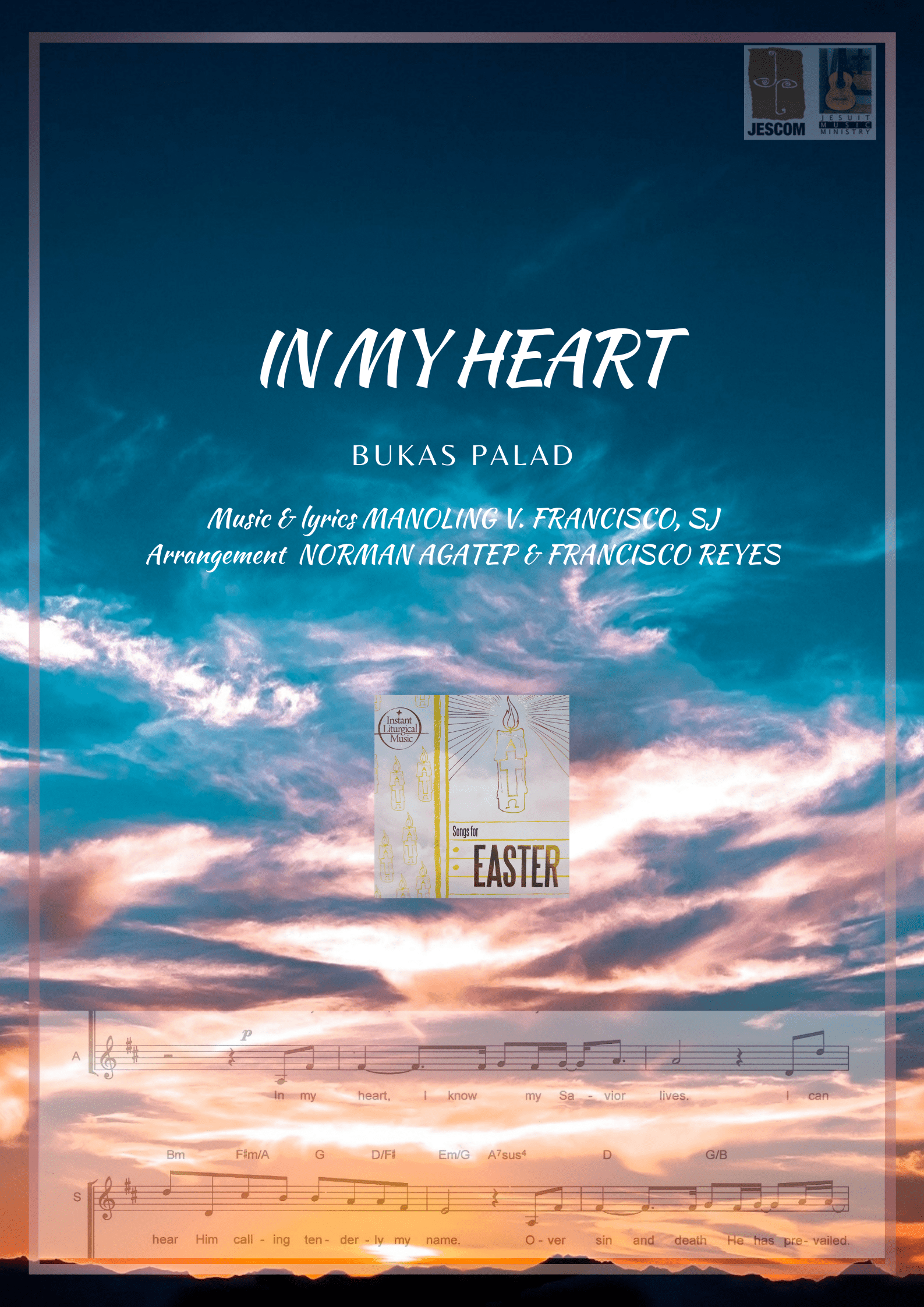 In My Heart – Music Sheet