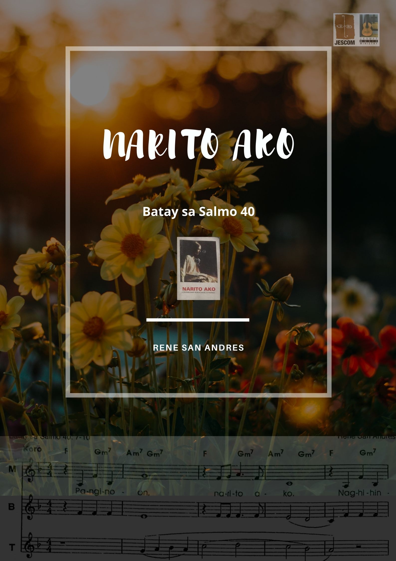 Narito Ako – Music Sheet