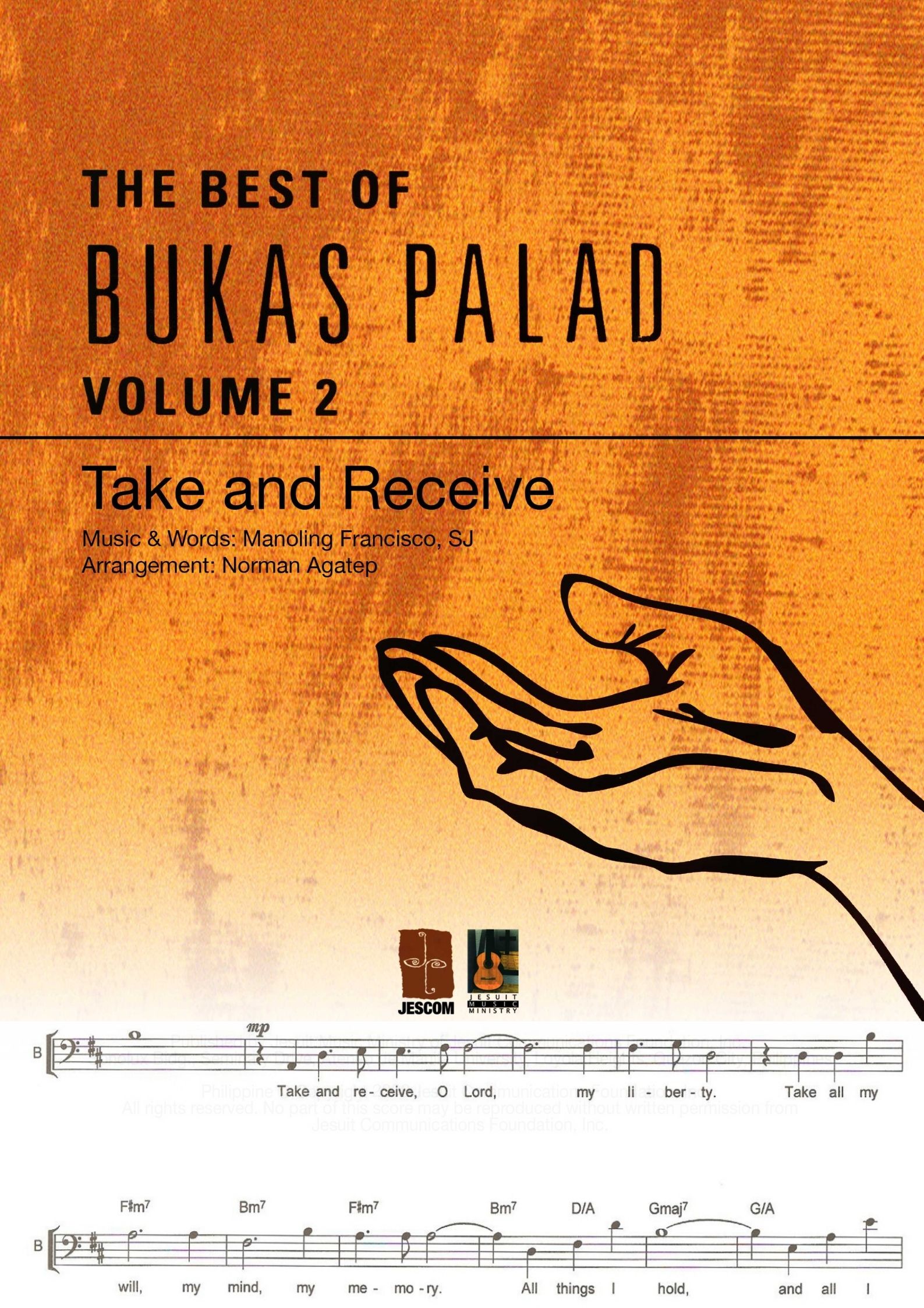 Take and Receive by MVF – Music Sheet