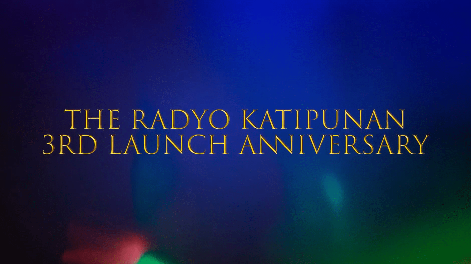 Radyo Katipunan “SHIN3’s” in its 3rd Anniversary