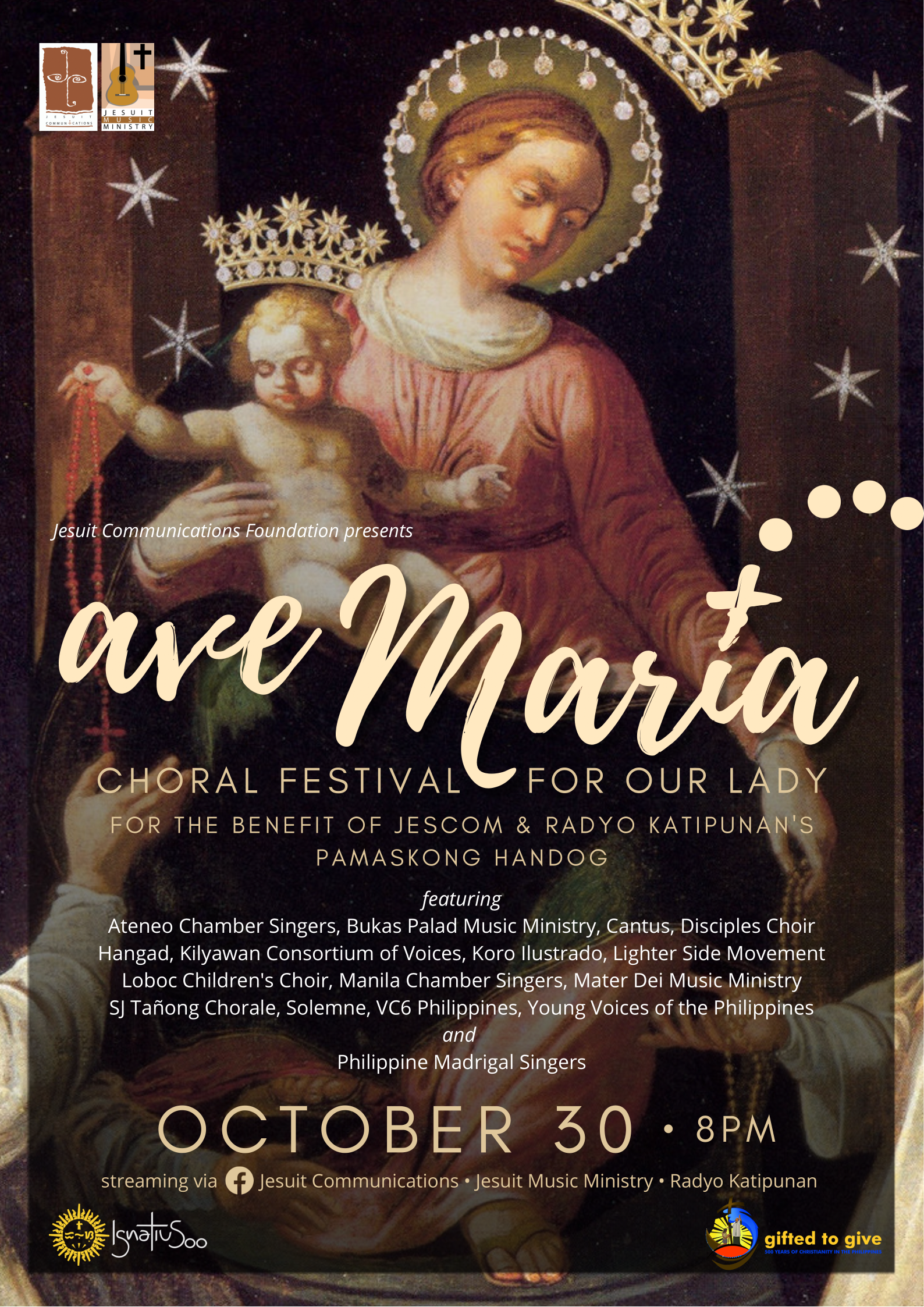 JMM presents “Ave Maria: A Choral Festival for Our Lady” this October