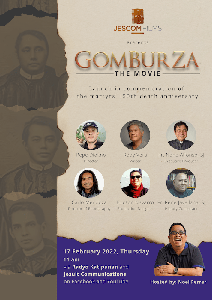 Filming soon: “GomBurZa The Movie” produced by Jesuit Communications