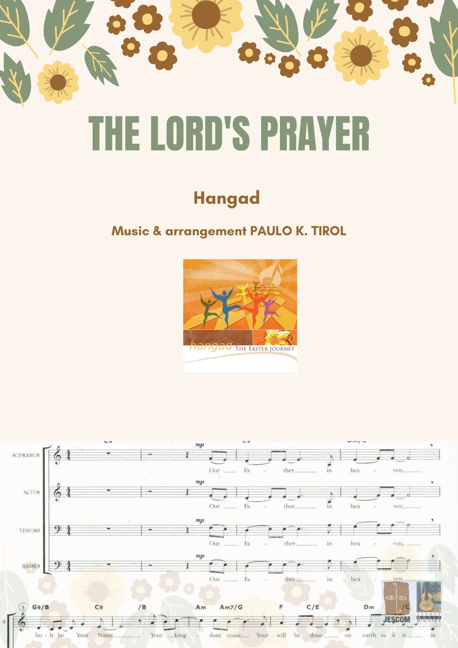 THE LORD’S PRAYER by Tirol – Music Sheet