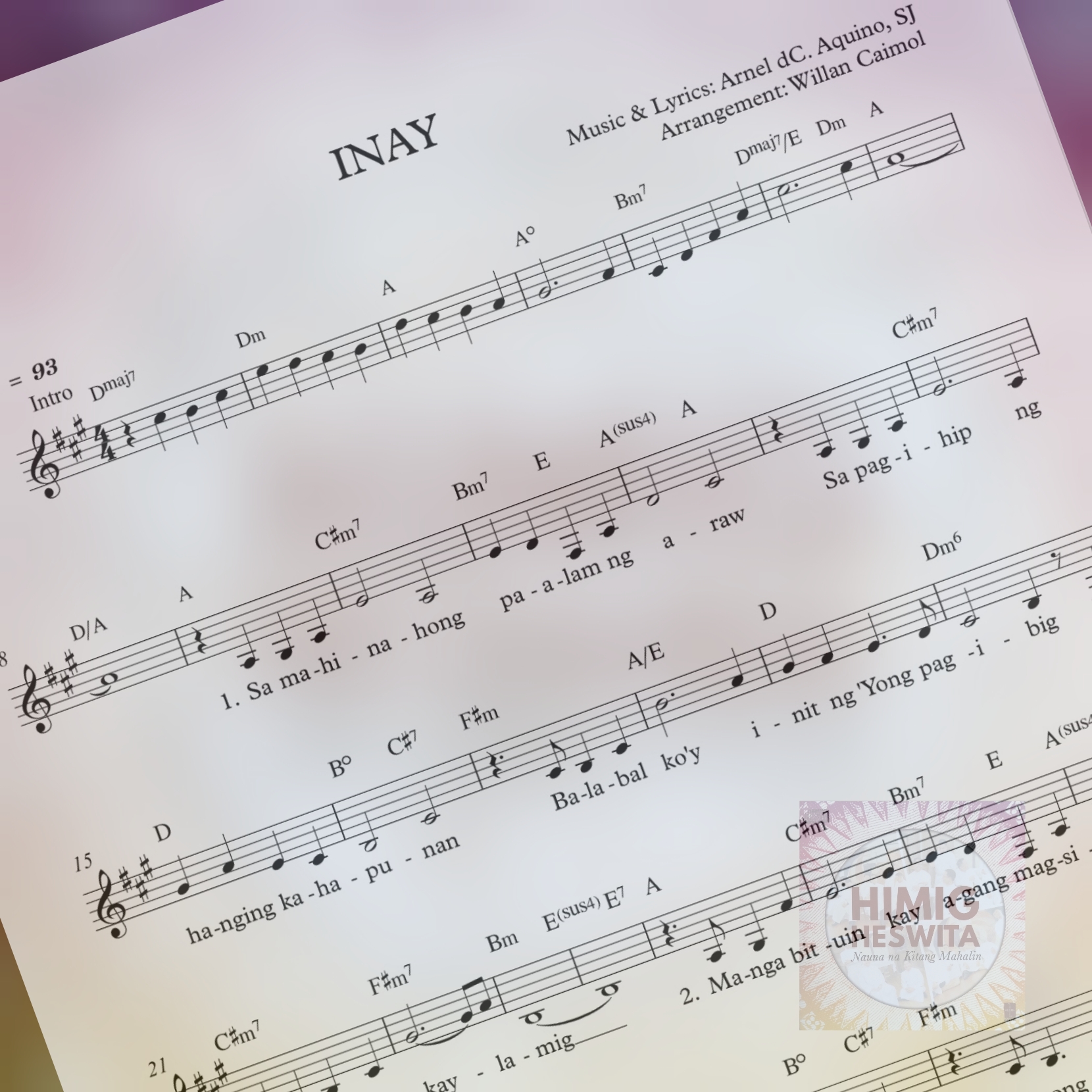 INAY – Music Sheet