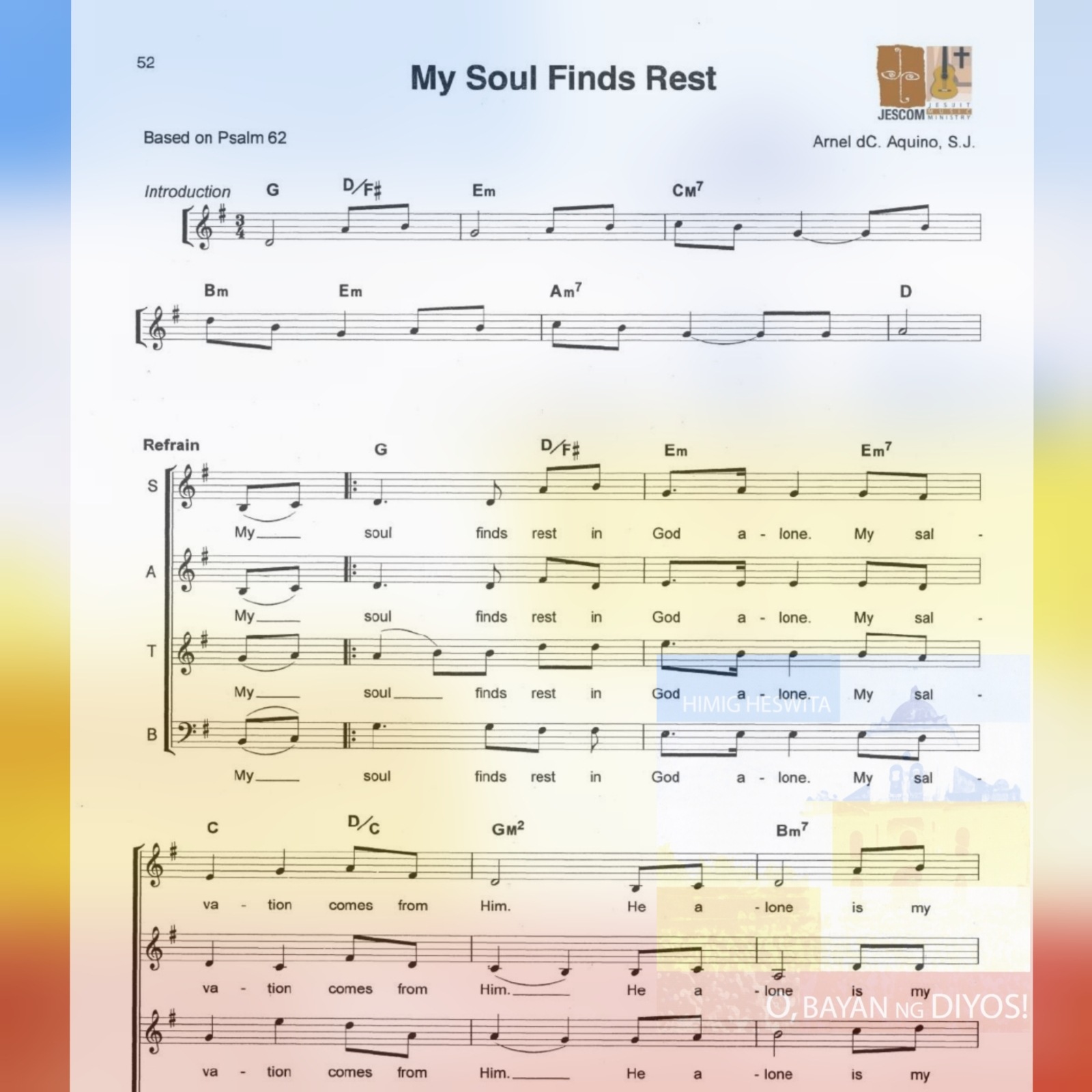 MY SOUL FINDS REST – Music Sheet