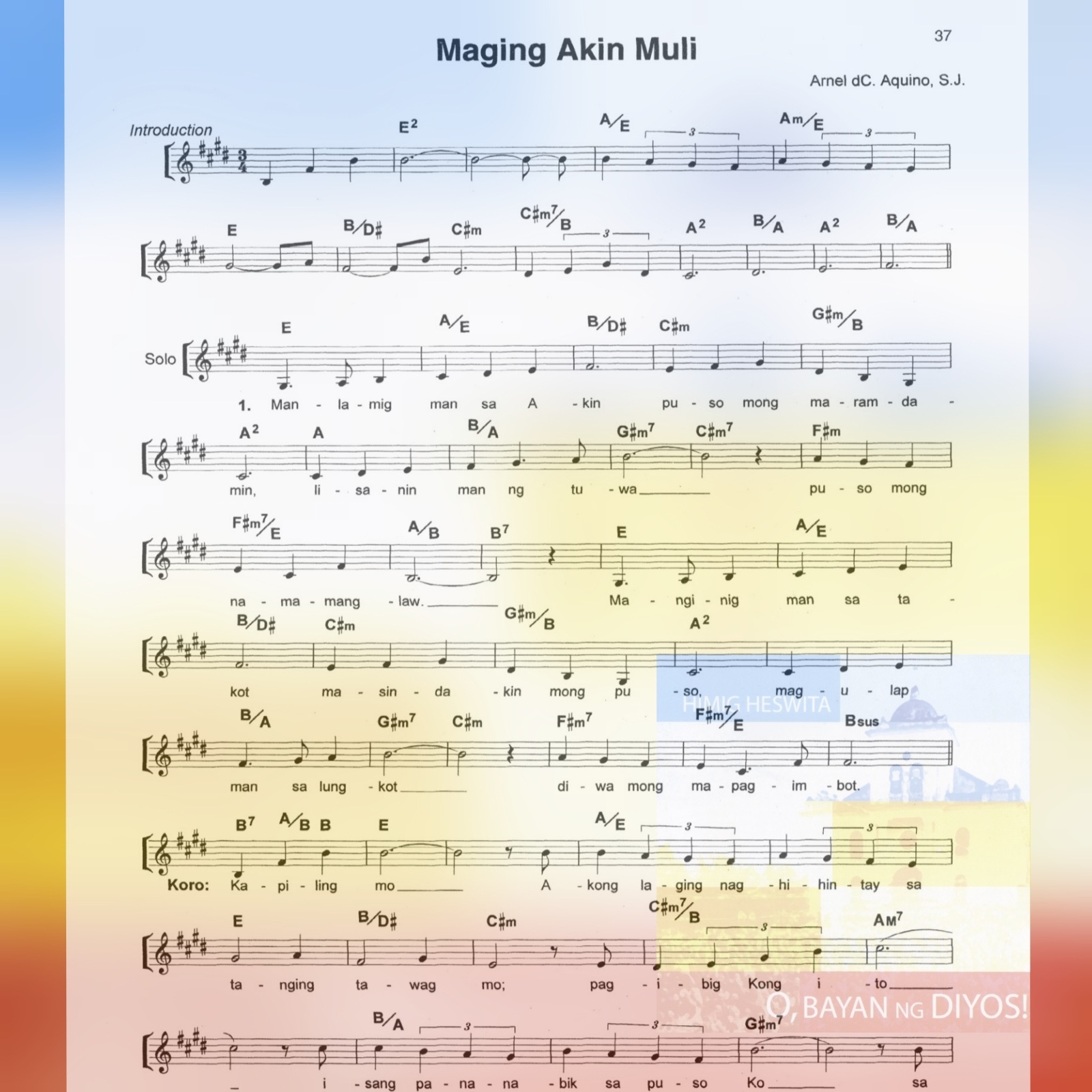 MAGING AKIN MULI – Music Sheet