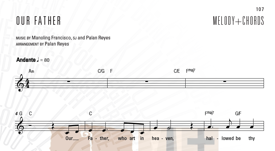 Our Father  LFL – Music Sheet