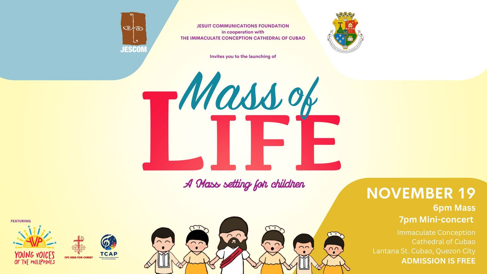 JMM’s ‘Mass of Life’ launches with concert by Young Voices of the Philippines (YVP)