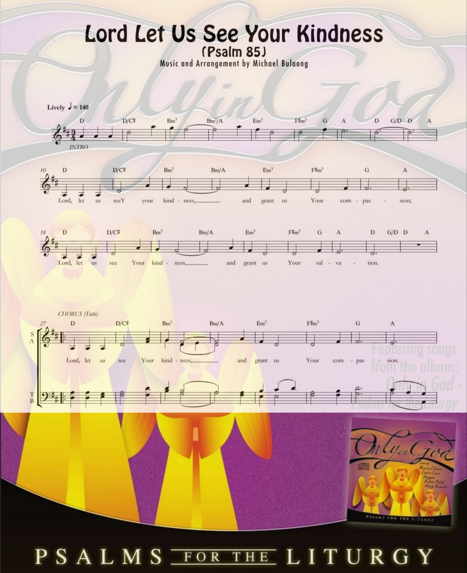 LORD LET US SEE YOUR KINDNESS – Music Sheet
