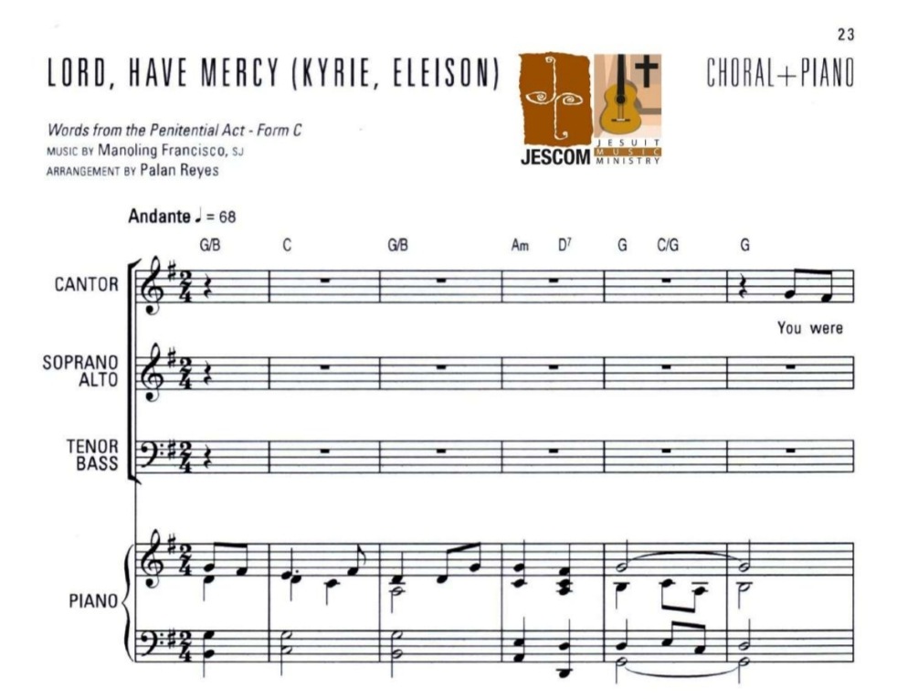 LORD HAVE MERCY LFL – Music Sheet