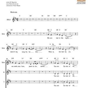 COME BE OUR LIGHT - Music Sheet