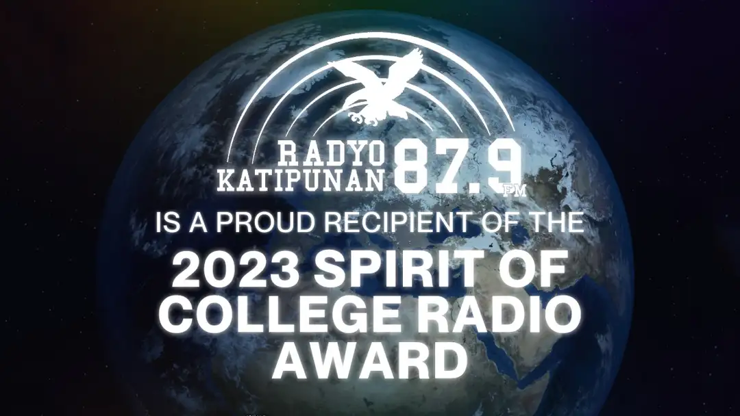 Radyo Katipunan 87.9 FM Makes It to Winner’s List of the 2023 Spirit of College Radio Awards