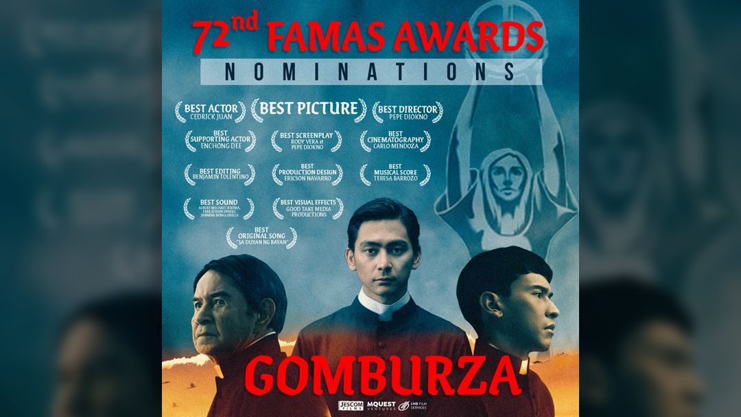 GomBurZa Earns 12 Nominations for 72nd FAMAS Awards 