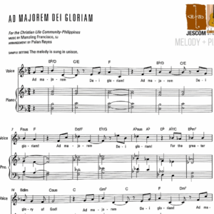 AD MAJOREM DEI GLORIAM