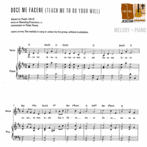 DOCE ME FACERE - Music Sheet