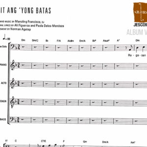 IUKIT ANG IYONG BATAS - Music Sheet