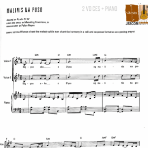 MALINIS NA PUSO - Music Sheet