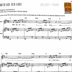 WITH AGE OLD LOVE - Music Sheet