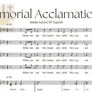 MEMORIAL ACCLAMATION B BY D. DP SUPNET - Music Sheet