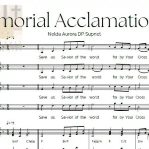 MEMORIAL ACCLAMATION C BY D. DP SUPNET - Music Sheet