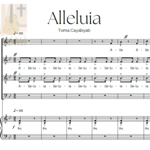 ALLELUIA BY TOMA CAYABYAB - Music Sheet