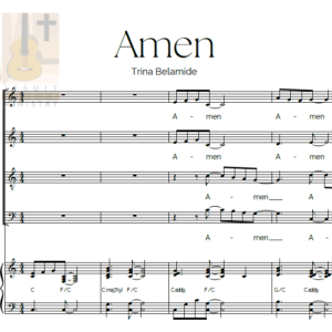 AMEN BY TRINA BELAMIDE - Music Sheet
