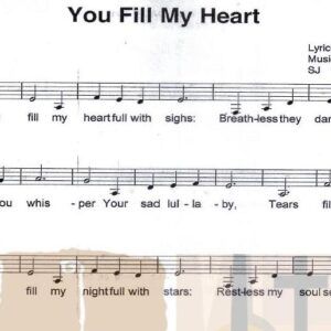 YOU FILL MY HEART - Music Sheet