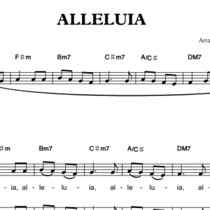 ALLELUIA & LENTEN GOSPEL ACCLAMATION by Dom Bulan, SJ - Music Sheet