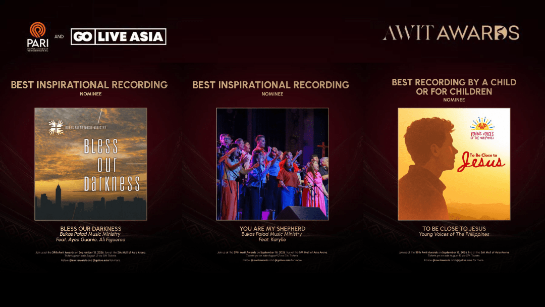 Three songs, one mission: JMM earns three Awit Awards nominations