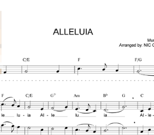 ALLELUIA by Arnel Aquino, SJ - Music Sheet