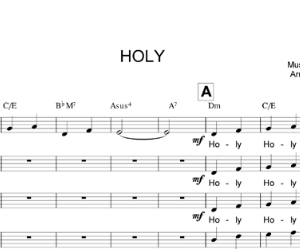 HOLY by Arnel Aquino, SJ - Music Sheet