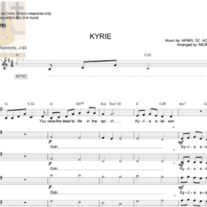 KYRIE by Arnel Aquino, SJ - Music Sheet