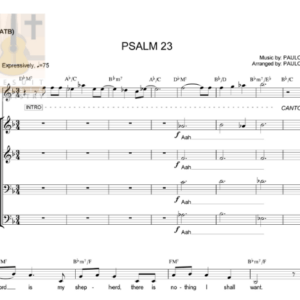 PSALM 23 - Music Sheet